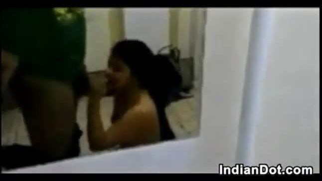 Indian Cutie Giving Her BF A Blowjob