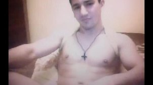 Hung handsome stud on cam