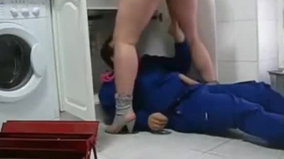 Old plumber fuck hot redhead