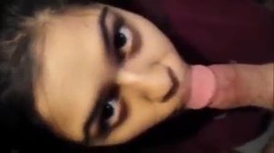Indian Babe Loves To Suck White Cock