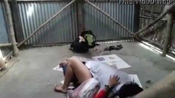 Indian teacher fucked by student outdoor