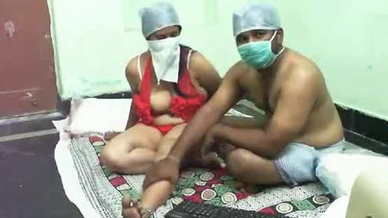 Indian nurse threesome fucking with colleagues