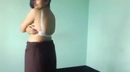 Indian Ex Girlfriend Does A Striptease