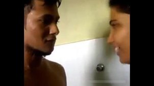 Indian Jija Sali Fucking In Washroom