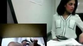 Indian Desi Teen Almost Caught Masturbation At Work In Public Office