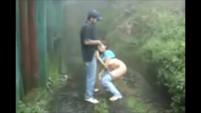 Indian Couple Fuck In The Rain