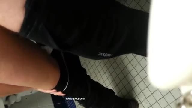 College Girl Quikie Doggy Fuck in Shopping Mall Toilet HD