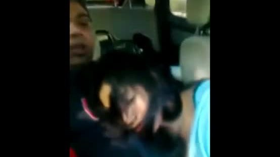 Desi Couple Enjoying In Car